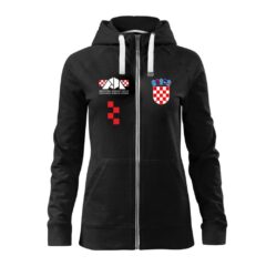 Majica s kapuljačom (Hoodica) ženska CRO Team Karate