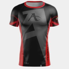 Majica Arawaza Line10 crno-crvena