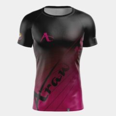 Majica Arawaza Line12 crno-ljubičasta